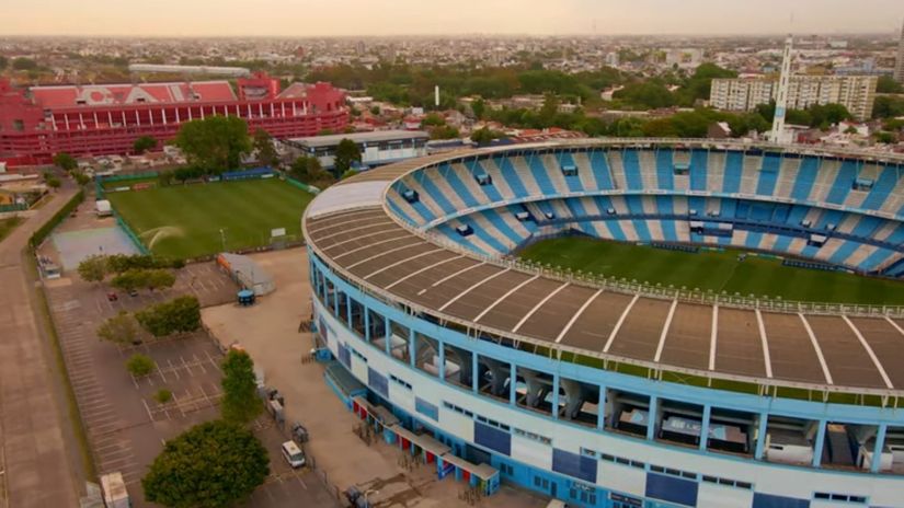 Stadioni Independijetea i Rasinga (©youtube/RUBEN DELGADO DRONES)
