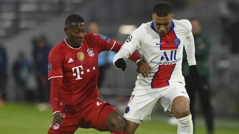 David Alaba i Kilijan Mbape (©AFP)