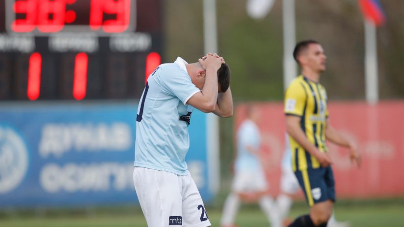 Sa utakmice Rada i Novog Pazara (©Starsport)