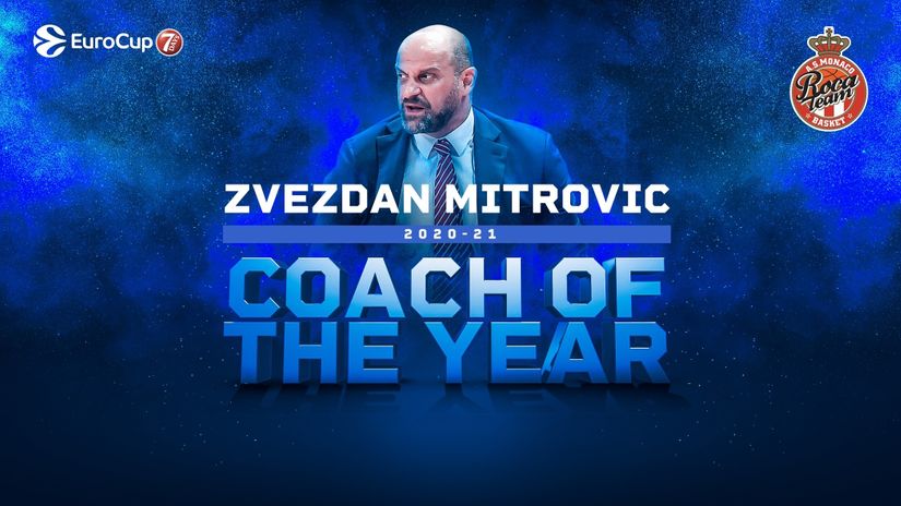 Zvezdan Mitrović trener godine (©Eurocup)