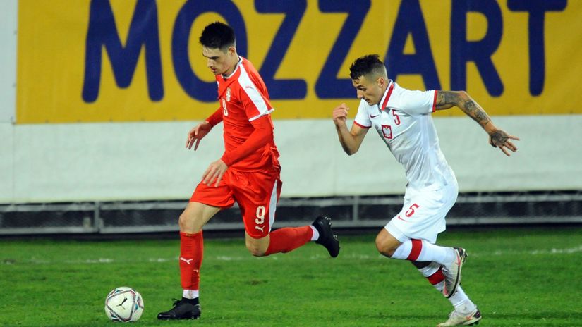 Slobodan Tedić na meču protiv Poljske (©MN Press)
