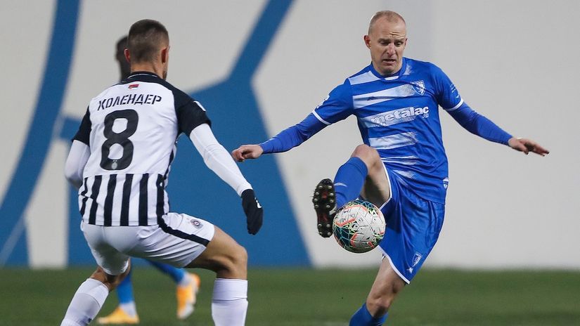 Marko Zoćević protiv Partizana (©Starsport)