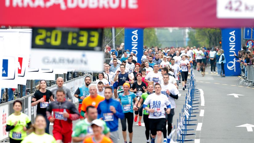 Detalj sa Beogradskog maratona (©Star Sport)