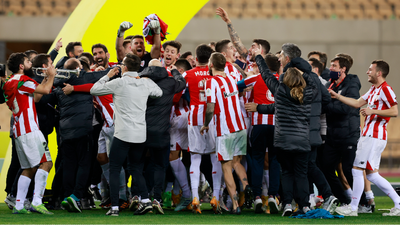 Bilbao slavi osvajanje trofeja (©Reuters)