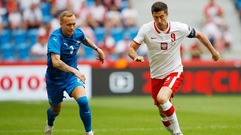 Detalj sa utakmice Poljska - Island(©Reuters)