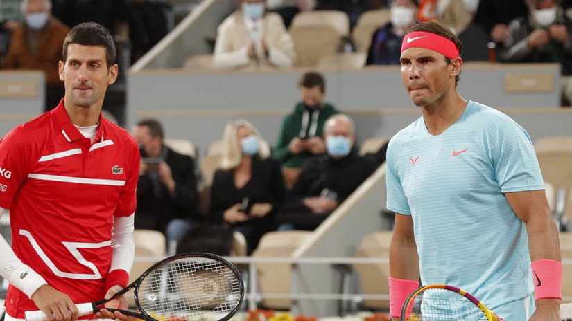 Novak Đoković i Rafael Nadal (Reuters)