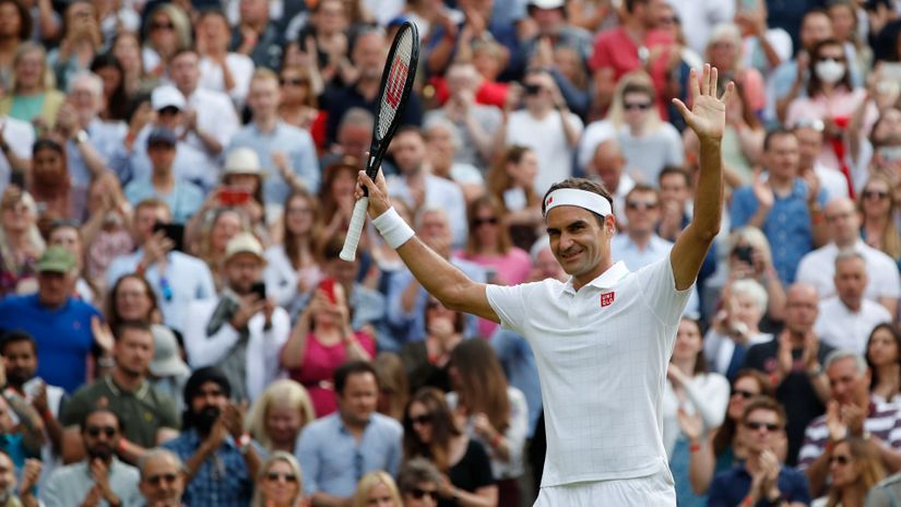 I dalje smrt u boji za Gaskea: Federer podsetio na svoje slavne vimbldonske verzije (VIDEO)