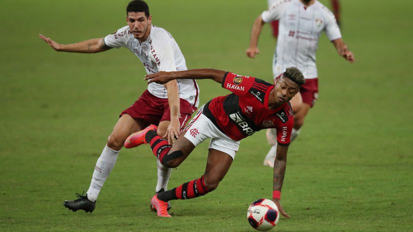 Nino (Fluminense) i Bruno Enrike (Flamengo)