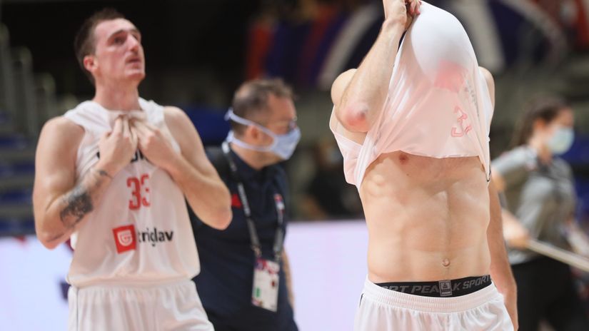 Tuga košarkaša Srbije posle debakla u Pioniru (©MN Press)