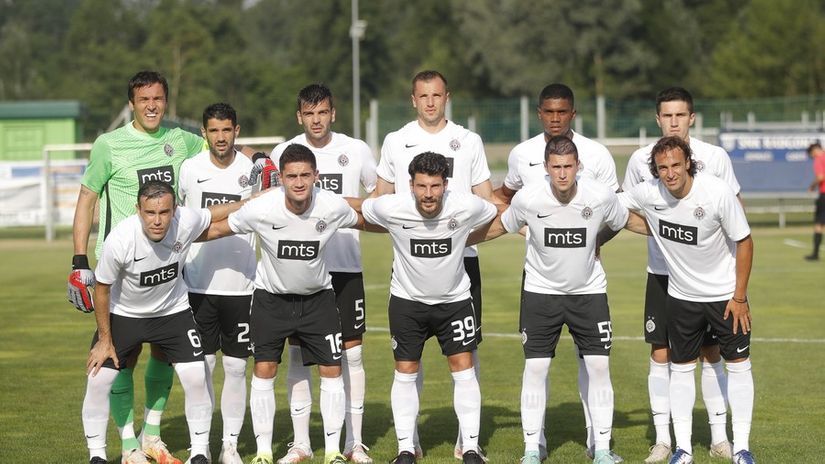Igrači Partizan uoči meča sa Rostovom (Foto:partizanfk.com)