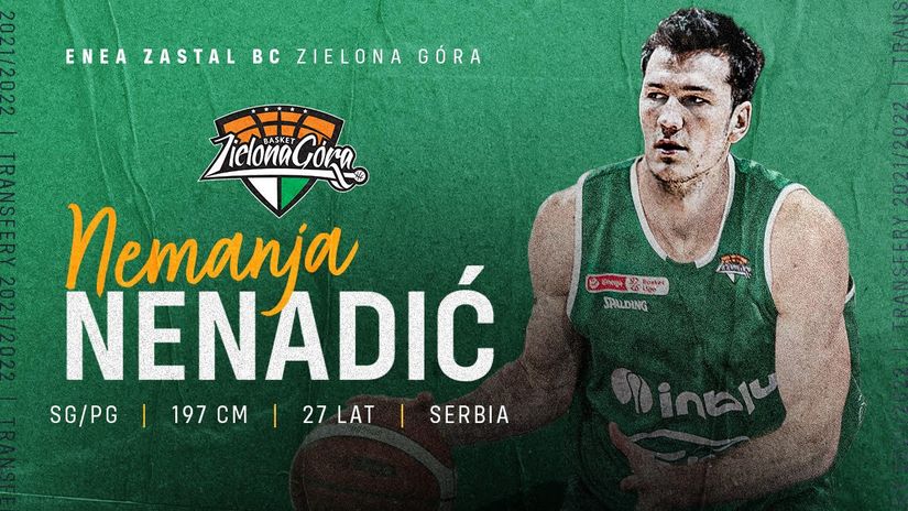 Nemanja Nenadić (©Twitter Zielona Gora)