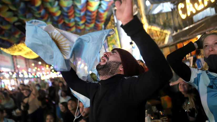 Slavlje navijča Argentine (Reuters)
