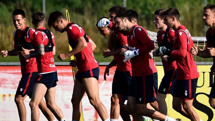 Trening Crvene zvezde (©FK Crvena zvezda/Facebook/Nikola Mitić)