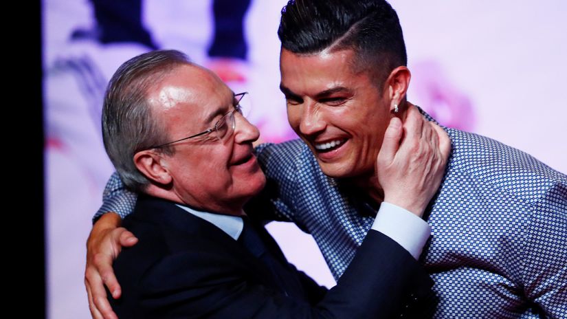 Florentino Perez i Kristijano Ronaldo... Javno u ljubavi (©Reuters)