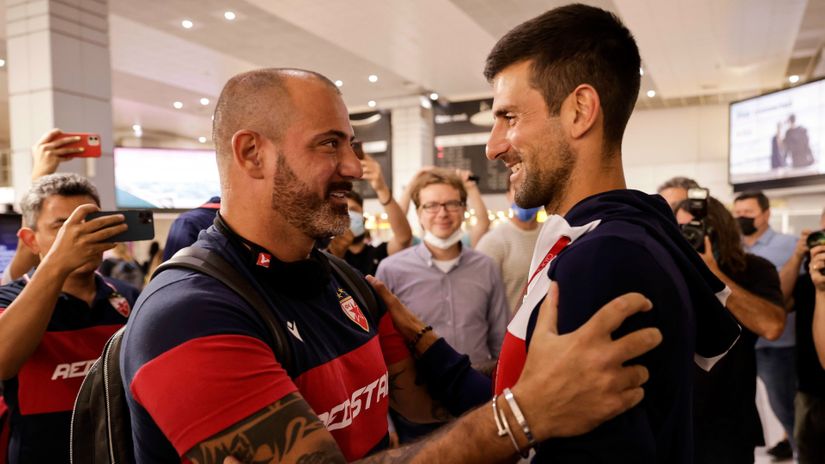 Dejan Stanković i Novak Đoković (©Starsport)