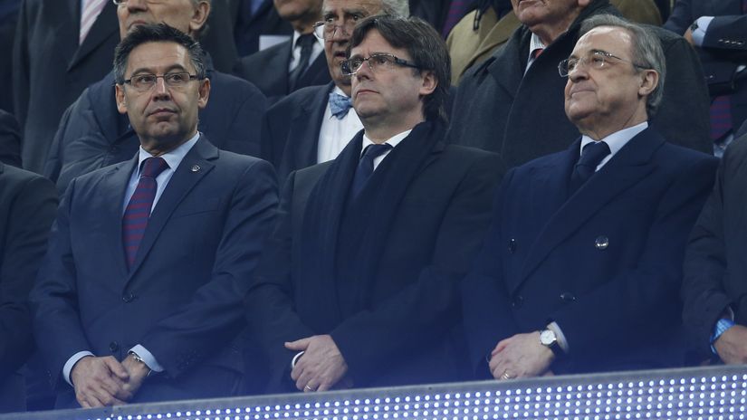 Udruženi protiv UEFA: Bartomeu (levo) i Perez (desno), Foto: Reuters