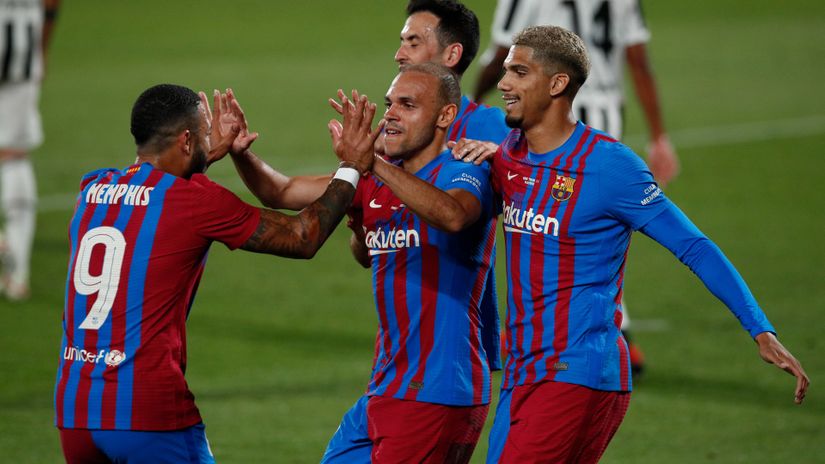 Fudbaleri Barselone slave drugi gol Brajtvajta (©Reuters)