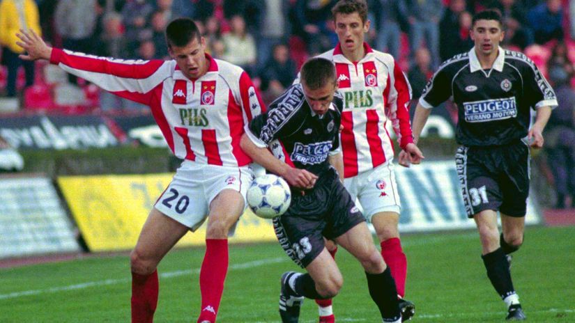 Peković iz igračkih dana u duelu sa Lalatovićem, Foto: Starsport
