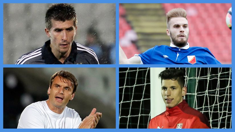 Vojislav Stanković, Bogdan Planić, Miloš Milojević i Đorđe Nikolić (©Starsport)