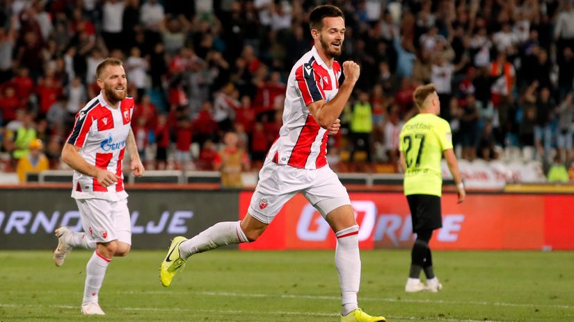 Mirko Ivanić slavi gol protiv Kluža (Foto: Starsport)