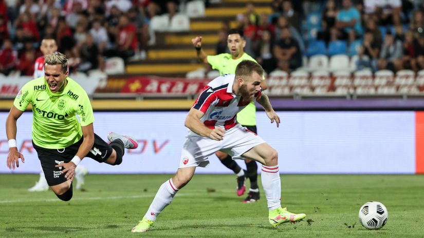 Kristijan Manea (Kluž) i Aleksandar Katai (Crvena zvezda)