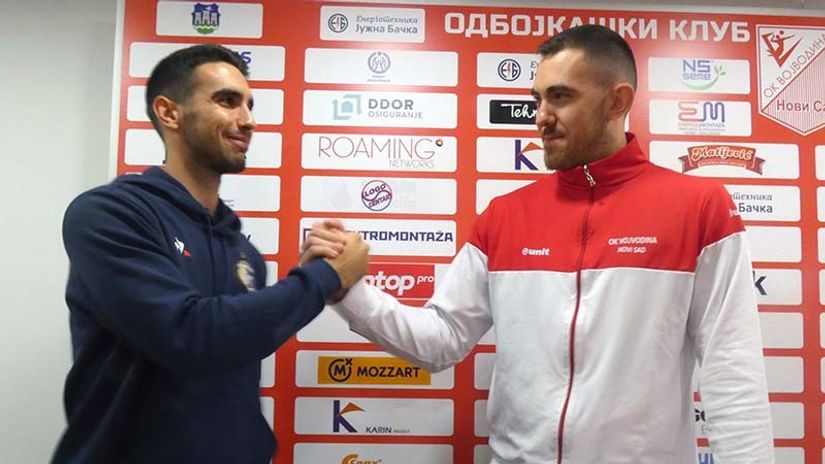 Miran Kujundžić i Stevan Simić (Foto: OK Vojvodina)