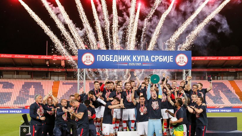 Crvena zvezda pobednik Kupa Srbije za sezonu 2020/21. (©Starsport)