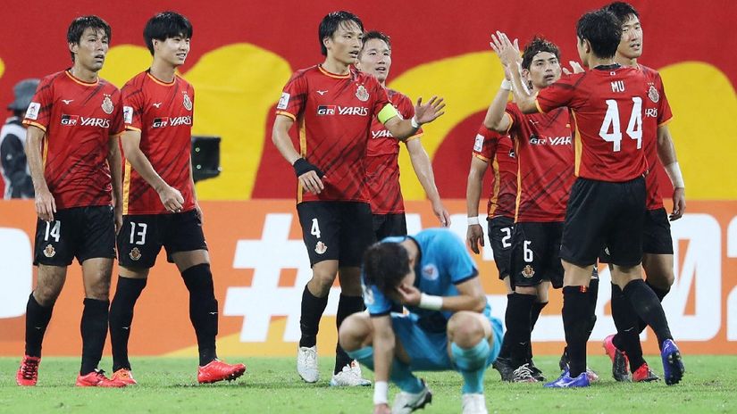 Fudbaleri Nagoje (©AFP)