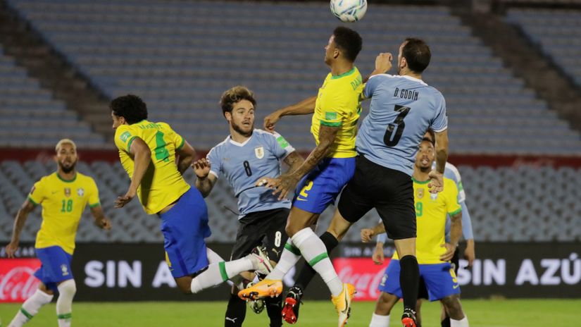 Sa prethodnog duela Brazila i Urugvaja