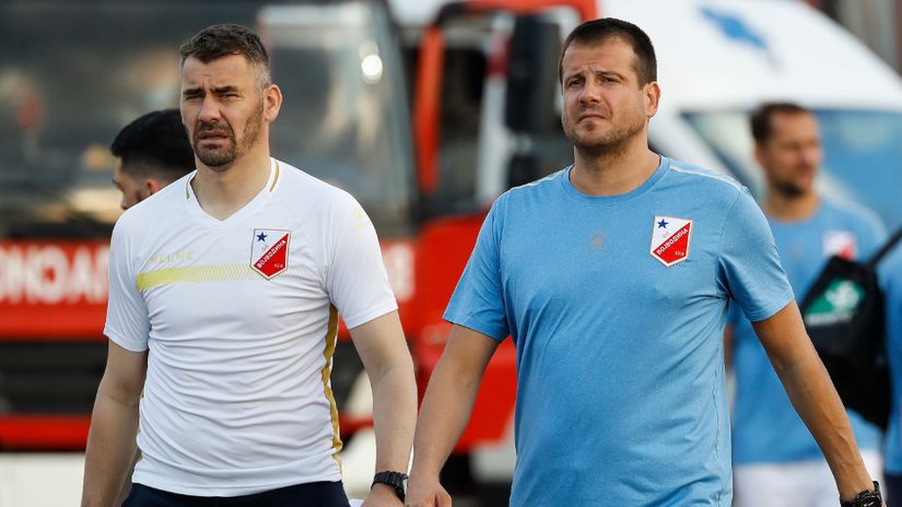 Vidak Bratić i Nenad Lalatović (©Starsport)