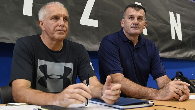 Željko Obradović i Zoran Savić (MN press)
