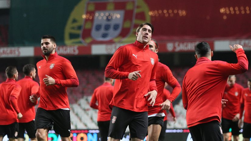 Orlovi na treningu u Lisabonu (©MN Press)