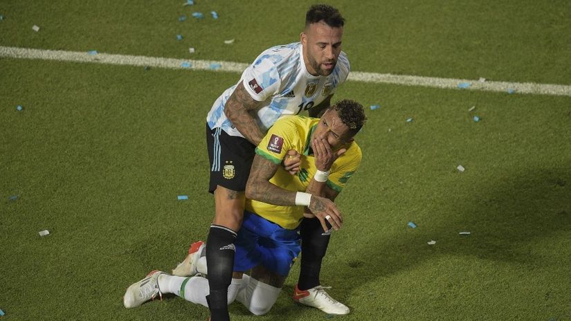 Otamendi i Rafinja (©AFP)