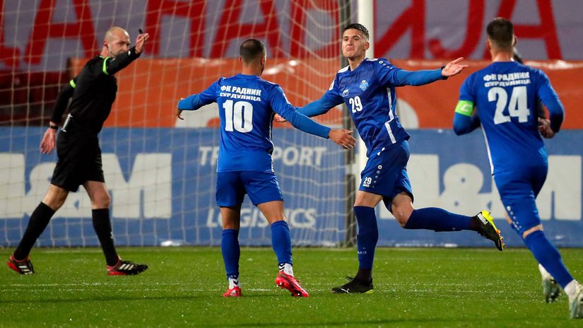 Strelac izjednačujućeg gola: Uroš Milovanović, Foto: Starsport