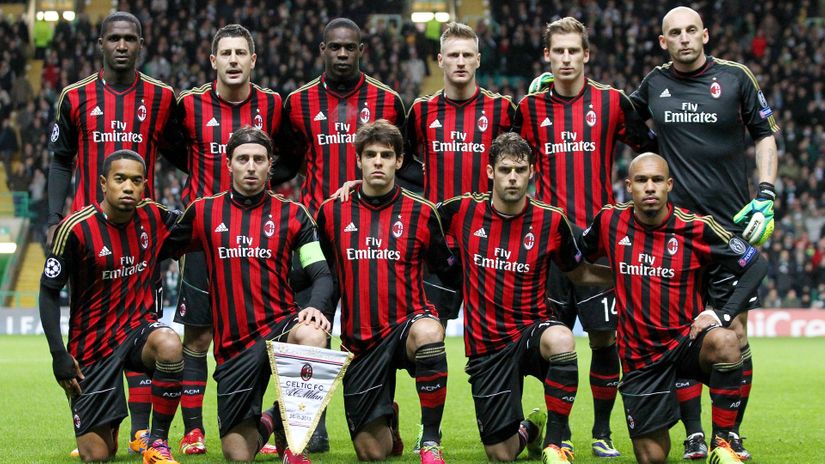 Milanov tim koji je 2013. godine pobedio Seltik u Ligi šampiona (Reuters)