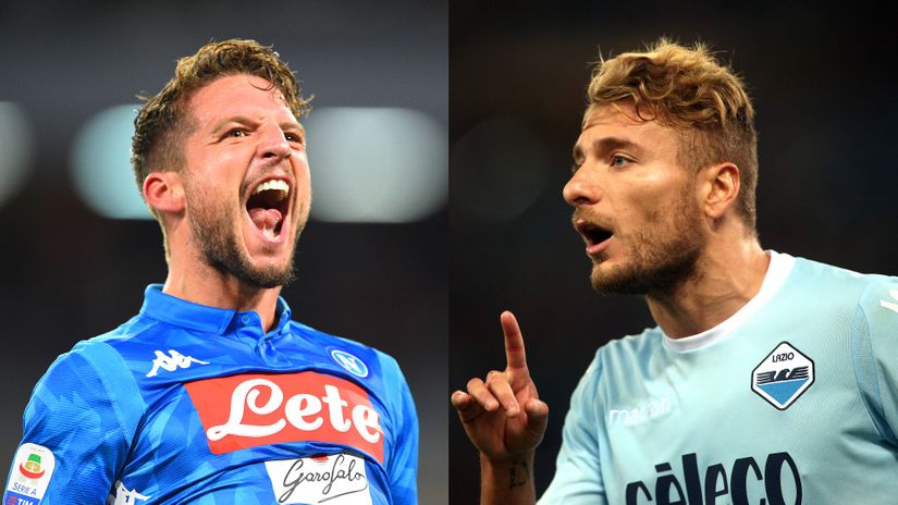 Dris Mertens i Ćiro Imobile (©Shutterstock)