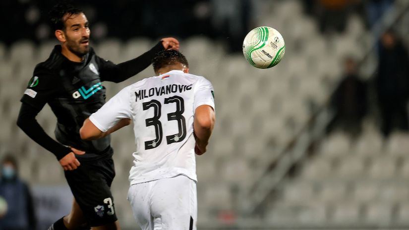 Milovanovićev pogodak protiv Anortozisa (© Star sport)