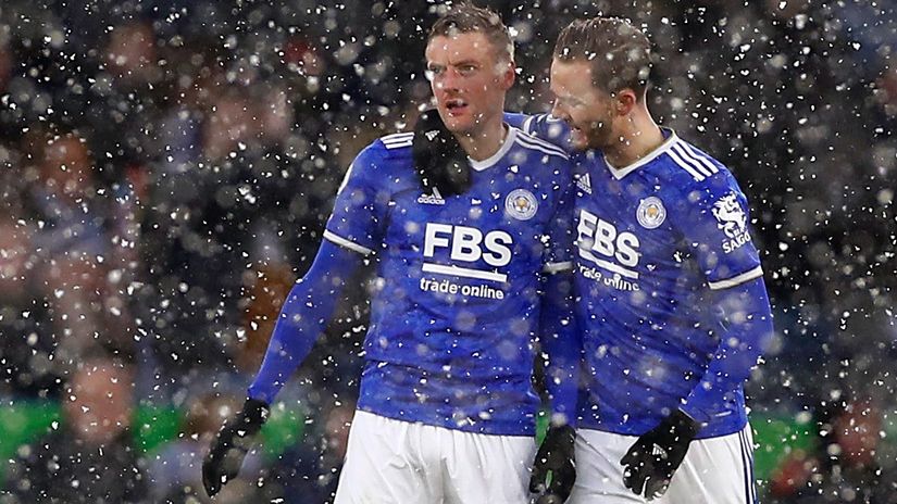 Džejmi Vardi i Džejms Medison (©Reuters)