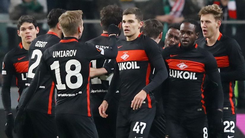 Fudbaleri Spartaka iz Moskve (Foto: Reuters)