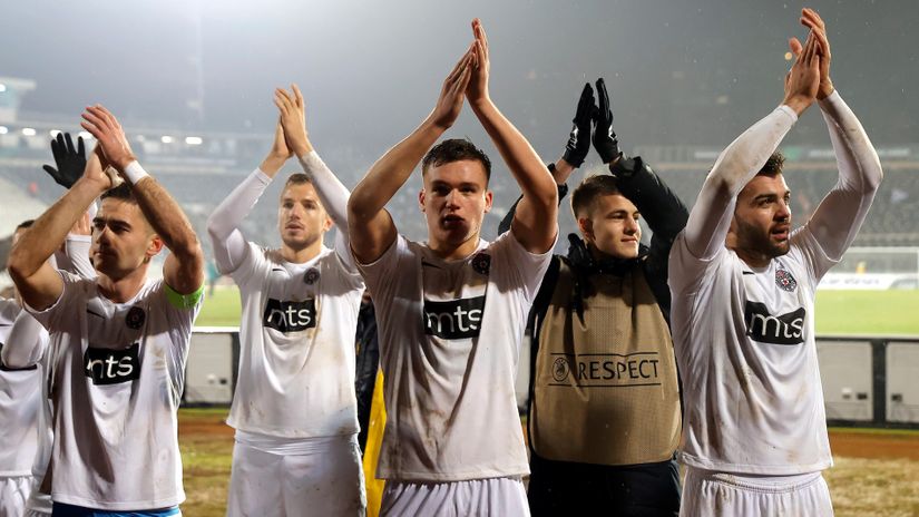 Nije moglo bolje za crno-bele: Partizan na prašku Spartu!