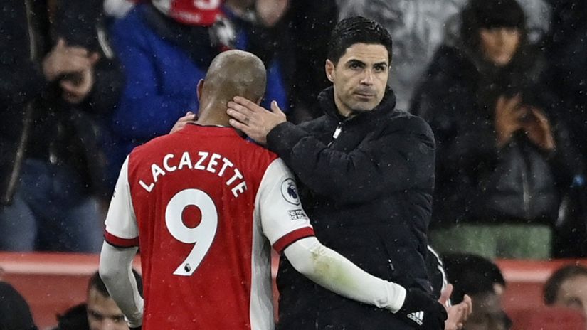 Arteta i Lakazet (© Reuters)