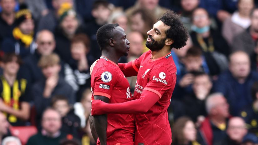 Mohamed Salah i Sadio Mane (©Reuters)