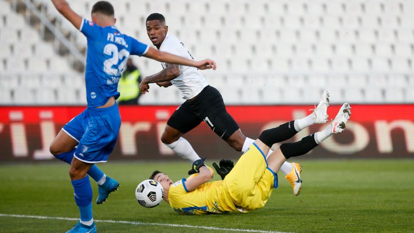 Rikardo Gomeš u akciji na utakmici Partizan-Metalac©MN Press