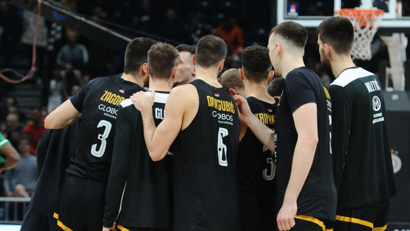 Košarkaši Partizana (MN Press)
