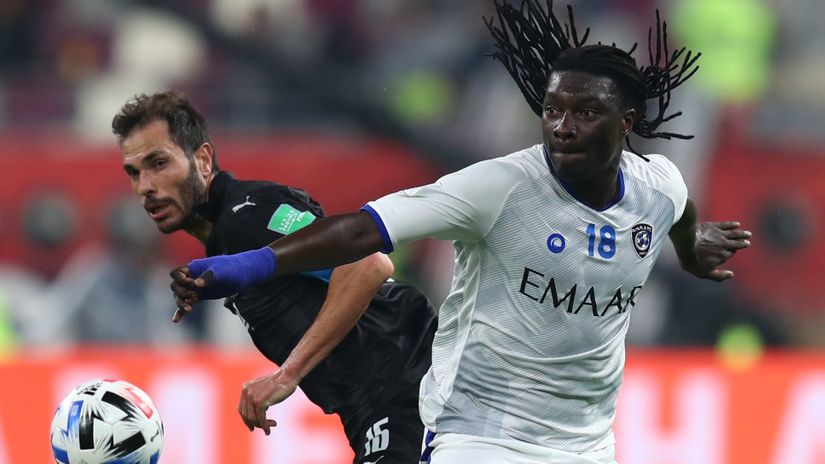 Bafatembi Gomis, napadač Al Hilala (©Reuters)