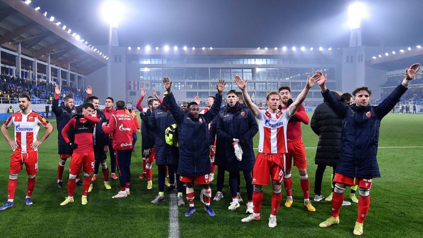 Slavlje posle pobede u Bačkoj Topoli (©Starsport)