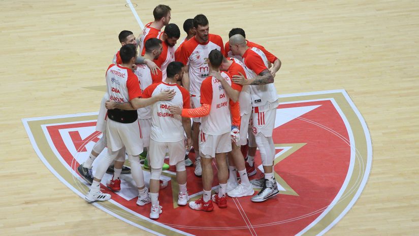Košarkaši Crvene zvezde (©MN Press)