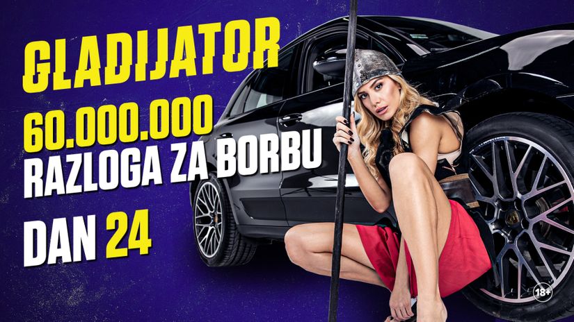 Branko je 24. Gladijator
