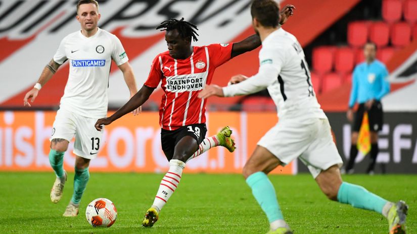 Akcija napadača PSV-a Brume