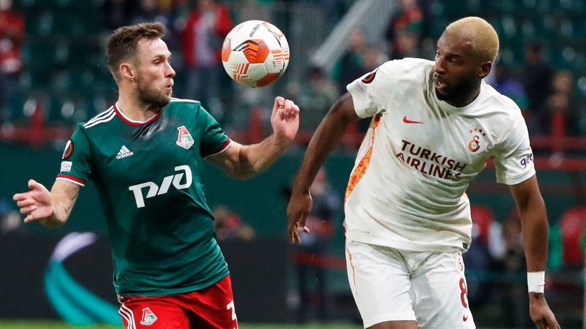 Rajan Babel (desno), napadač Galatasaraja (©Reuters)